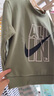 NIKE耐克兒童套裝秋季 2025新款男女童秋裝兩件套長(cháng)袖衣服深橄欖色 【100%純棉】160 /L 【建議身高152-158cm】 曬單實(shí)拍圖
