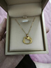 京越隆足金999哈嘍 Kitty吊墜 黃金KT貓框蝴蝶結(jié)吊墜女項(xiàng)鏈送女友禮物 黃金大版鏤空貓1.3-1.4g+18K金O字項(xiàng)鏈 曬單實(shí)拍圖