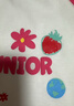 ASK JUNIOR女童長袖T恤2025秋裝小童字母T恤插肩打底衫 白色 120 曬單實拍圖