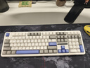 狼蛛（AULA）F108pro客制化機械鍵盤(pán)有線(xiàn)/藍牙/2.4G無(wú)線(xiàn)三模連接全配列Gasket結構RGB燈效游戲辦公鍵盤(pán)家用設備 F108暮山紫-焦糖拿鐵軸 曬單實(shí)拍圖