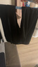 森馬（Semir）休閑褲女高彈收腹緊身打底褲2025春黑色隨心裁九分褲109125127001 曬單實(shí)拍圖