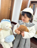 G.DUCKKIDS小黃鴨童裝女童秋裝套裝兒童衣服女孩春秋季洋氣格子背心公主裙兩 淺粉色 110 建議4~5歲【100-110cm】cm 曬單實(shí)拍圖