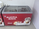 澳柯瑪338升雪糕柜臥式冰柜展示柜 商用冷凍柜 大容量冰箱點(diǎn)菜冷柜 鋼化玻璃門負(fù)30度 一級能效 SD-338HA 曬單實拍圖