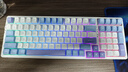 VGN V98Pro V3 三?？椭苹I盤(pán) Gasket結構 全鍵熱插拔 RGB輕音辦公電競游戲低延遲 奶牛軸 海鹽 曬單實(shí)拍圖