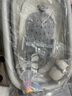 iuu嬰兒洗澡盆 可折疊寶寶浴盆大號 洗澡神器躺托浴架新生兒童用品 【北歐灰】+可調節感溫浴架 材質(zhì)：FAD食品級材質(zhì)檢測認證 曬單實(shí)拍圖