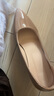 心楠法式純欲裸色高跟鞋女春夏季職場(chǎng)工作鞋成年禮細跟尖頭單鞋 裸色高跟鞋【7CM】37碼 曬單實(shí)拍圖