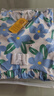 G.DUCKKIDS女童夏裝連衣裙2025新款兒童洋氣碎花裙韓版中大童時(shí)尚泡泡袖裙子 藍(lán)色 140 曬單實(shí)拍圖