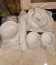 漢茗景德鎮釉下彩玲瓏瓷碗盤(pán)餐具整套高白瓷家用高檔喬遷碗碟套裝 曬單實(shí)拍圖