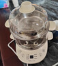 小熊（Bear）煮蛋器 雙層家用多功能蒸蛋器 不銹鋼早餐蒸點(diǎn)心蒸鍋 可預(yù)約定時(shí)自動(dòng)斷電蒸鍋 ZDQ-C14Q8 曬單實(shí)拍圖