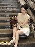 CinvaiKrose【趙昭儀同款】包包女包2025新款保齡球斜挎包生日七夕情人節(jié)禮物 咖啡色【送女友老婆女生禮物走心】 曬單實拍圖