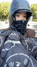 趣木也冬季保暖防風(fēng)雷鋒帽女騎電動(dòng)車(chē)護臉護耳圍脖一體羽絨帽子戶(hù)外防寒 拉鏈保暖【橘色】三層夾棉可帶頭盔 曬單實(shí)拍圖