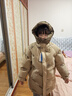 迪士尼女童羽絨棉服2025冬裝新款兒童加厚棉襖中大童冬季中長(cháng)款外套 卡其色 160 曬單實(shí)拍圖