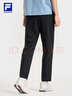 FILA 斐樂(lè )官方女士針織長(cháng)褲2025秋季新款健身運動(dòng)基礎防曬直口褲 深黑-BK L 170/70A/L 曬單實(shí)拍圖
