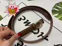 目丸皮帶女士真皮腰帶2025新款休閑個(gè)性百搭配牛仔褲半身裙細(xì)腰帶女款 曬單實(shí)拍圖