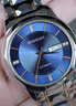 羅西尼（ROSSINI）手表男自動(dòng)機械表藍盤(pán)鎢鋼帶生日禮物送男友國表商務(wù)防水 6889 曬單實(shí)拍圖