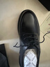 沙馳（SATCHI）男鞋2025秋季新款商務(wù)正裝英倫德比鞋高檔厚底增高休閑大頭皮鞋 黑色小牛皮-752482361Z 39 歐碼偏大一碼 曬單實(shí)拍圖