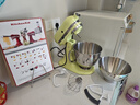 KitchenAid（凱膳怡）【政府補貼】廚師機家用進(jìn)口5QT雙碗和面揉面一體機多功能攪拌機 嫩芽綠 5KSM165PSCKG 曬單實(shí)拍圖