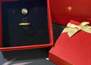 周六福碎碎冰冰足金999黃金戒指女生日禮物計價A0113247 14號 約1.9g 曬單實拍圖