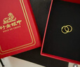 中銀鑫行黃金素圈耳環(huán)光面999足金圓形耳飾養耳純金黃金養耳洞 小號耳釘一對（克重多退少補） 約1g 曬單實(shí)拍圖
