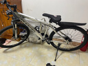 鳳凰自行車(chē)成年人男女變速自行車(chē)青少年單車(chē)越野公路車(chē)學(xué)生山地自行車(chē) 鋼架/全套軸承/建大輪胎/條輪灰 24速26寸【適合155-185cm】 曬單實(shí)拍圖