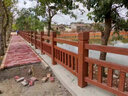 拉瑞斯水泥仿木護欄園林景觀(guān)河道防護圍欄新農村建設鋼筋混凝土仿古欄桿 款式均可定制 曬單實(shí)拍圖