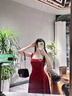 CharisKitty包包女款2025年輕奢鏈條斜挎包真皮菱格單肩包女包七夕情人節禮物 黑色 曬單實(shí)拍圖