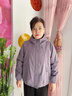 俞兆林（YUZHAOLIN）媽媽秋冬休閑風(fēng)衣外套2025新款中老年女沖鋒衣連帽加絨上衣棉衣 紫色 加絨 2XL (推薦105-120斤) 曬單實(shí)拍圖