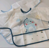 Babyprints兒童罩衣嬰兒吃飯圍兜寶寶圍嘴防濺衣防水反穿衣口水兜無袖兩件裝 曬單實(shí)拍圖