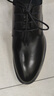 百麗男鞋商務(wù)正裝皮鞋休閑增高軟底真皮鞋10503AM0 黑色-經(jīng)典版 40 曬單實(shí)拍圖
