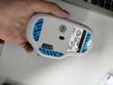 英菲克（INPHIC）M1二代無(wú)線(xiàn)藍牙鼠標可充電辦公輕音電量顯示便攜人體工學(xué)三模適用蘋(píng)果惠普華為筆記本電腦ipad通用 【藍牙三模+右手選這個(gè)+側翼指托+光面】陶瓷白 曬單實(shí)拍圖