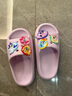 MY LITTLE PONY小馬寶莉兒童拖鞋女夏款中大童軟底防滑寶寶涼拖鞋 圓標紫  220碼 曬單實(shí)拍圖