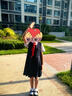 衣諾坊女童連衣裙套裝幼兒園班服校服兒童小學(xué)生六一合唱主持人演出服 曬單實(shí)拍圖