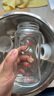 貝親（Pigeon）玻璃奶瓶寬口徑防脹氣240ml L號奶嘴 6月+ AA188  曬單實拍圖