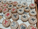 紫湖中國象棋加厚櫸木套裝實(shí)木便攜式棋盤(pán)家用50號雕花象棋玩具送長(cháng)輩 曬單實(shí)拍圖
