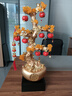 赟婭柿柿如意招財貓擺件客廳玄關(guān)酒柜發(fā)財樹(shù)中秋國慶裝飾喬遷新居禮物 元寶發(fā)財樹(shù)擺件+底座【高89cm】 曬單實(shí)拍圖