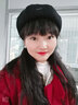 蕉京貝雷帽女秋冬復古英倫帽子大頭圍顯臉小畫(huà)家帽簡(jiǎn)約百搭字母郵差帽 Jooks貝雷帽【黑色】 曬單實(shí)拍圖