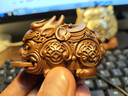 銅師傅 《吉祥貔貅》玄關(guān) 桌面 銅貔貅擺件 家居裝飾工藝品 曬單實(shí)拍圖
