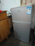 長(zhǎng)城（GREAT WALL FRIDGE）家用迷你小冰箱小型冷凍冷藏保鮮宿舍出租房辦公室節(jié)能省電雙開(kāi)門(mén)電冰箱 銀色108L【一級(jí)能效 全國(guó)聯(lián)?！?曬單實(shí)拍圖
