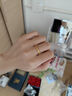 中國黃金（CHINA GOLD）足金999心心相印黃金戒指時(shí)尚愛(ài)心女戒送女友老婆生日禮物 【今/次日達】金重約1.5g #10(玫瑰花盒) 曬單實(shí)拍圖
