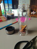 【?京東物流配送】高硼硅雙層玻璃杯大容量泡茶杯水杯子茶水分離 【雙層加厚】茶杯 350ml 1只 曬單實(shí)拍圖