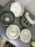 LOTOR加熱飯盒插電雙層電熱飯盒上班族便攜式自熱飯盒不銹鋼內膽保溫便當盒辦公室熱飯神器 2L 綠色標準款 曬單實(shí)拍圖