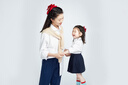 戴維貝拉（DAVE＆BELLA）【Hello Kitty聯(lián)名】童裝秋冬女童棉質(zhì)內衣套裝DBM19601 曬單實(shí)拍圖