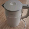 美的（Midea）【國家補貼】燒水壺電熱水壺大容量 家用水壺?zé)?04不銹鋼 雙層防燙智能防干燒多重防護(hù)無縫內(nèi)膽 1.5L 暖壺圓墩墩MK-SHM1569 曬單實拍圖
