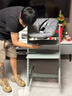 Stokke成長(cháng)椅 Tripp Trapp寶寶餐椅多功能兒童餐桌椅嬰兒餐椅可坐可躺 【現貨搶先購】冰川綠+煙灰色套件 曬單實(shí)拍圖
