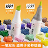 晨光（M&G）文具36色食品級(jí)馬克筆安全三角桿雙頭水性水彩筆熒光筆記號(hào)筆學(xué)生美術(shù)繪畫生日開學(xué)禮物 APMT80C7 曬單實(shí)拍圖