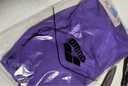 阿瑞娜（arena）健身系列女士泳衣溫泉柔軟面料連體無(wú)袖三角游泳衣 紫色（PPL） XL 曬單實(shí)拍圖