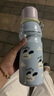 卡羅特保溫杯女生高顏值大容量水杯2025新款保冷杯隨行杯便攜藍(lán)色600ml 曬單實(shí)拍圖