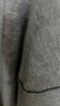fano studios范洛Fano 慵懶高級感解構(gòu)交叉門襟蝙蝠袖圓領(lǐng)寬松廓形針織衫上衣 灰色第二批 L 曬單實(shí)拍圖