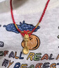 中國黃金（CHINA GOLD）黃金金湯匙項鏈男女寶寶足金湯勺吊墜滿月周歲生日禮物送新生兒 萌龍湯勺項鏈【紅繩】 曬單實拍圖