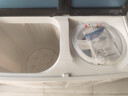 長(cháng)虹半自動(dòng)波輪洗衣機 家用老式雙缸雙桶 洗脫一體機 大容量脫水甩干機 以舊換新 洗脫21.8公斤【洗滌15公斤+脫水6.8公斤】 曬單實(shí)拍圖